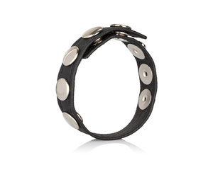 LEATHER MULTI-SNAP RING