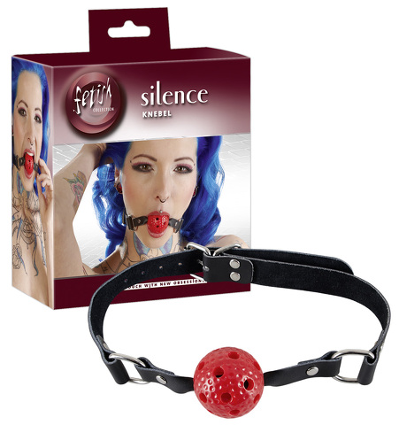 BALL GAG ROSSA