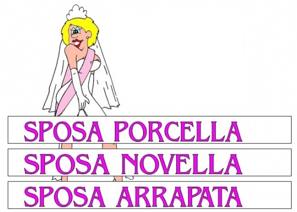 FASCIA SPOSA FASCIA SPOSA